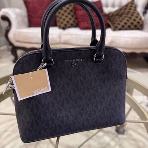 Michael Kors Navy Satchel